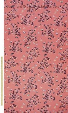 SM BUTTERFLIES AND TRELLIS SATEEN NEW DESIGN fabric by ASHLEY WILDE DESIGN