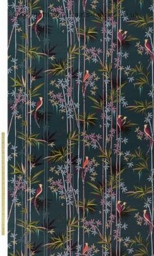 SM LINEAR BAMBOO VELVET NEW DESIGN fabric by ASHLEY WILDE DESIGN