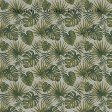 TROPICAL LEAF fabric by CURTAIN EXPRESS