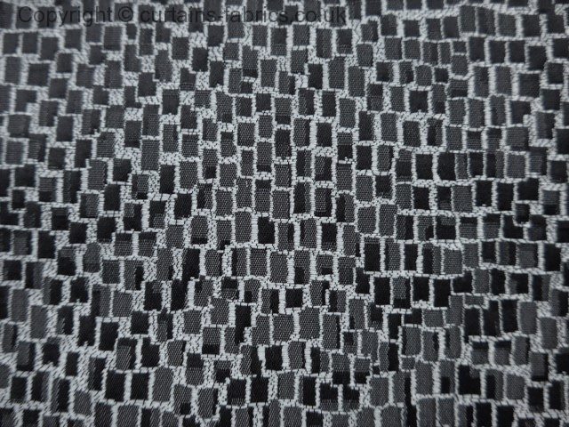 MOSAIC by CHATHAM GLYN FABRICS in BLACK curtain fabric