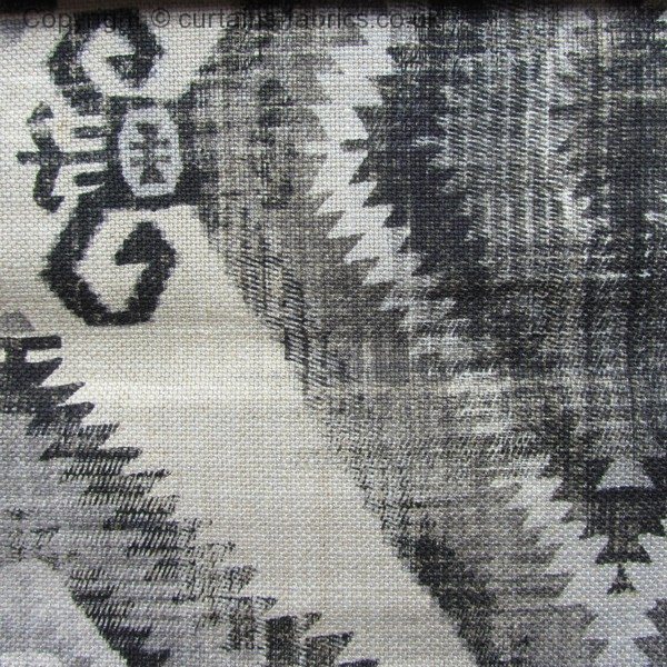 SANTA CRUZ by PORTER STONE in CHARCOAL curtain fabric