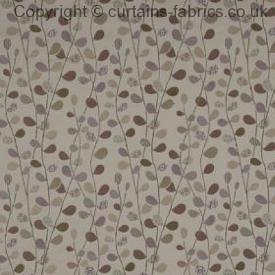 HONESTY by iLIV INTERIOR TEXTILES in MULBERRY curtain fabric