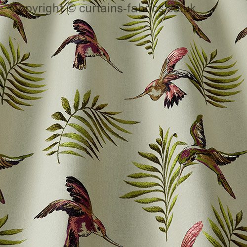 MONSERRAT by iLIV INTERIOR TEXTILES in CRANBERRY curtain fabric